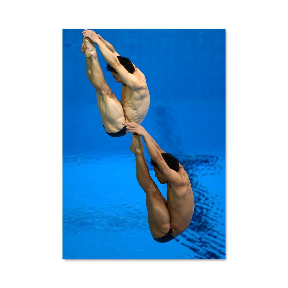 Poster Plongée Synchronisée